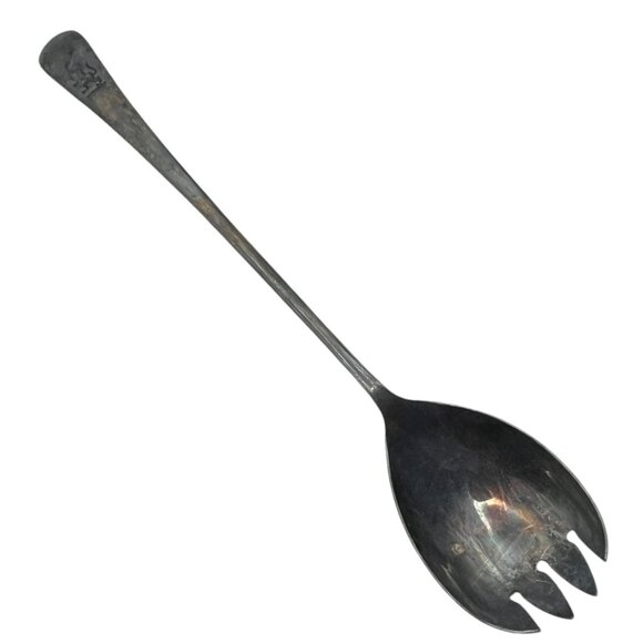 VINTAGE E.P.N.S. Serving Spork‎ Silver Plate Made In ENGLAND Lion Logo - Picture 1 of 9